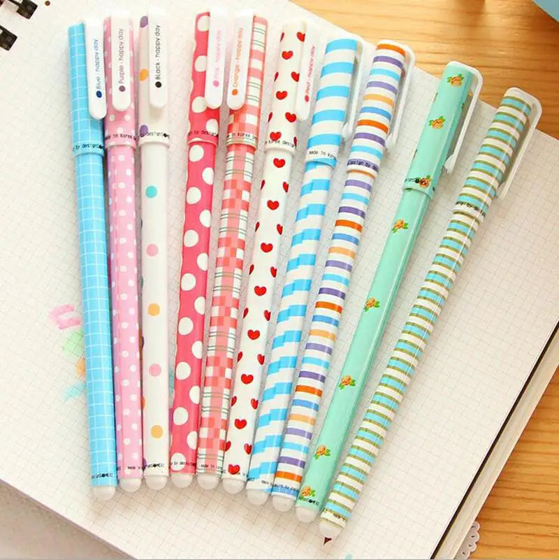 Kawaii 10 piece colour gel pen set