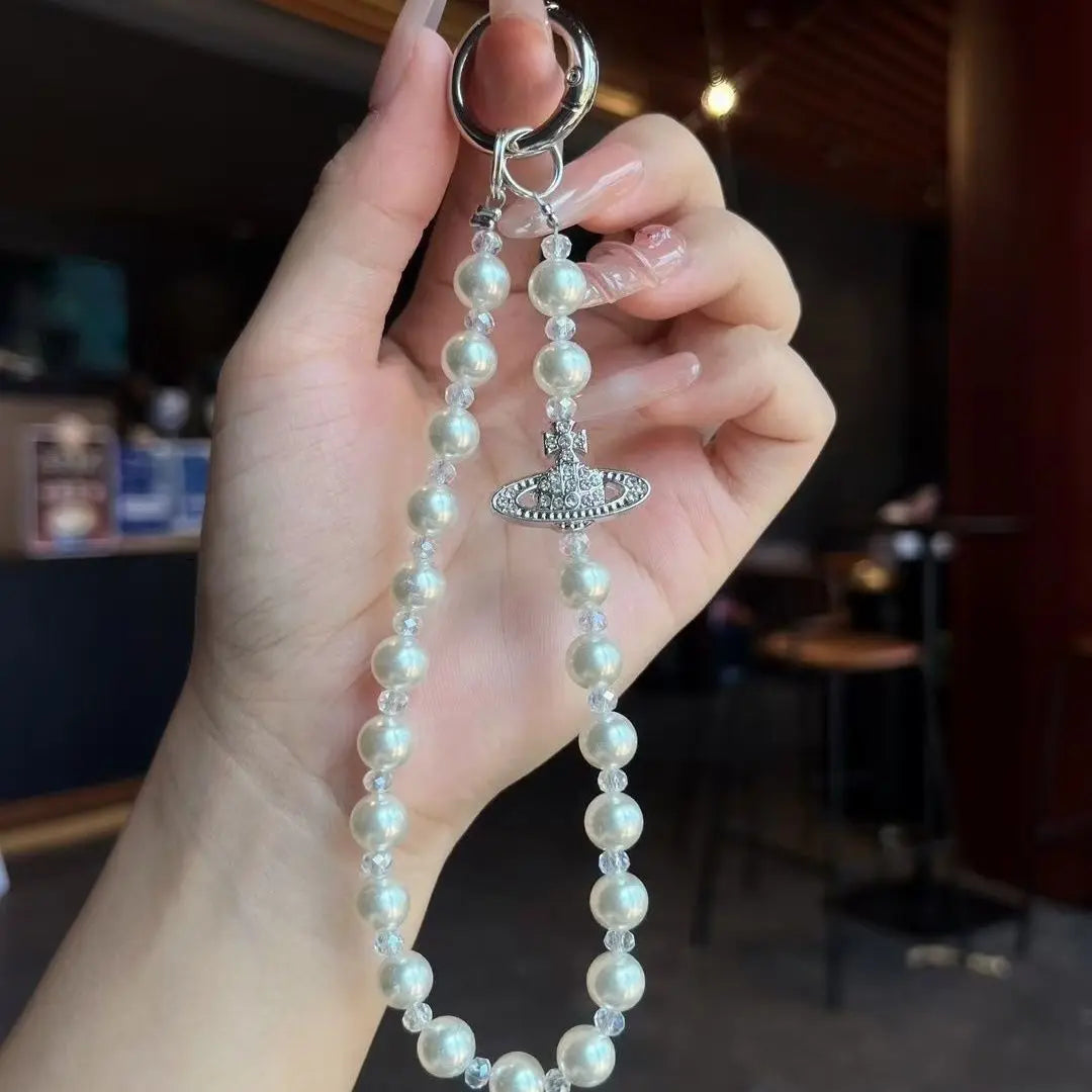 Fashion Style Beaded Mobile Phone Chain
