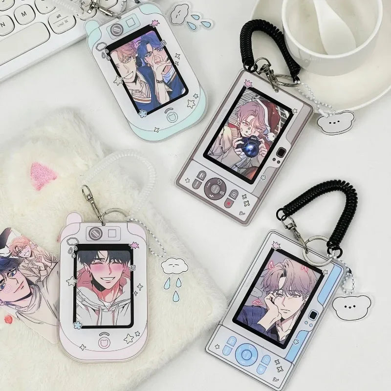Camera style K-pop photo card holder