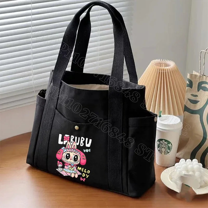 Labubu Cartoon style Shoulder Tote Bag