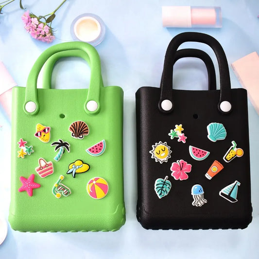 18 Piece Plastic Tote Beach Bag Charms