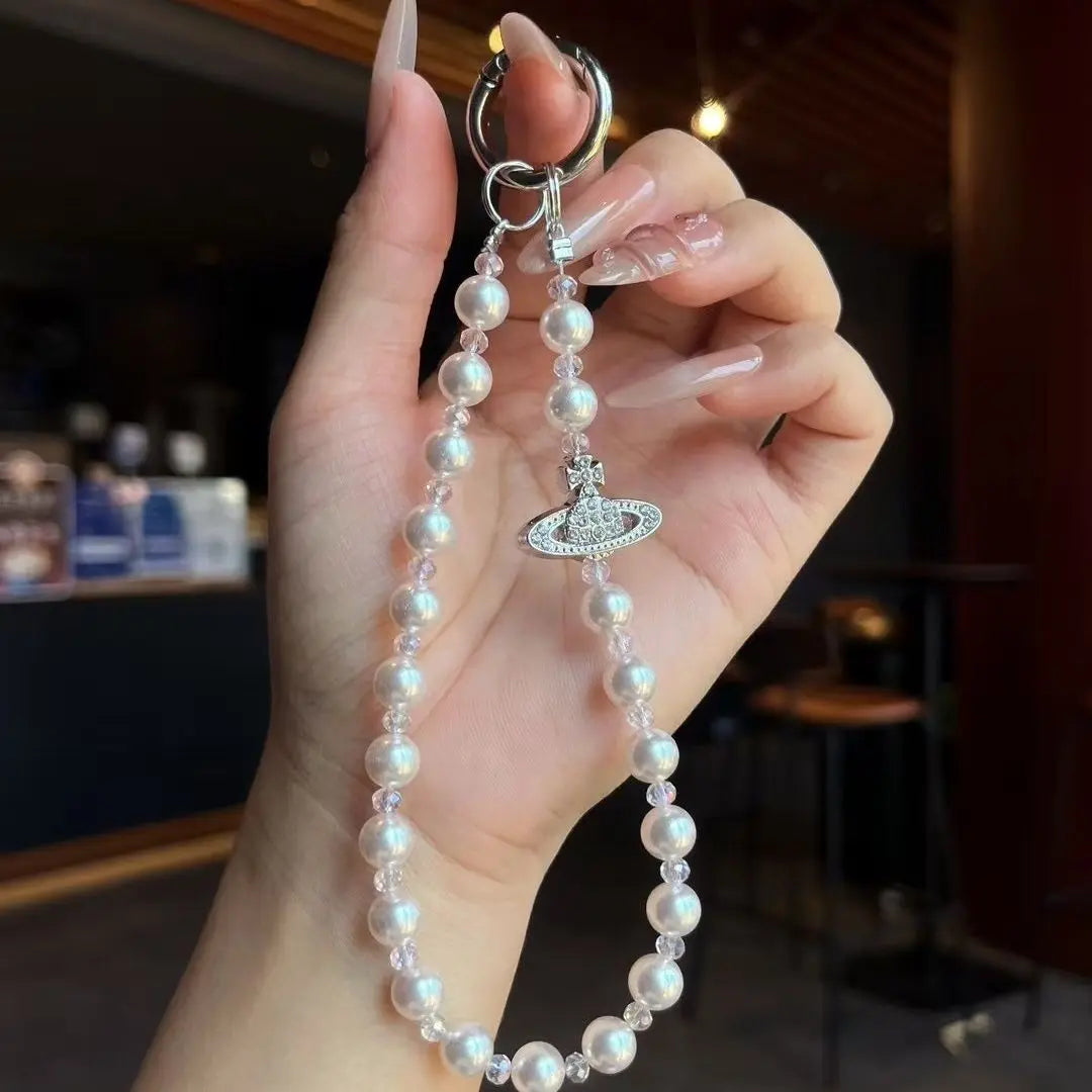 Fashion Style Beaded Mobile Phone Chain