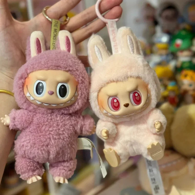 Labubu The Monsters Macaron & Have a seat keychain