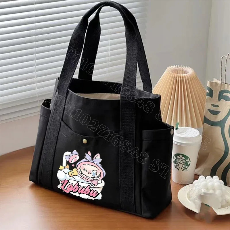 Labubu Cartoon style Shoulder Tote Bag