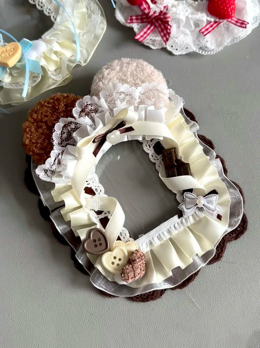 Lace Kawaii Style Photo Card Holder