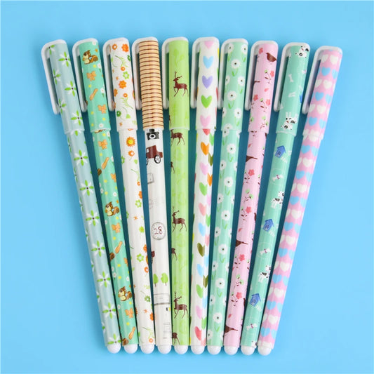 Kawaii 10 piece colour gel pen set