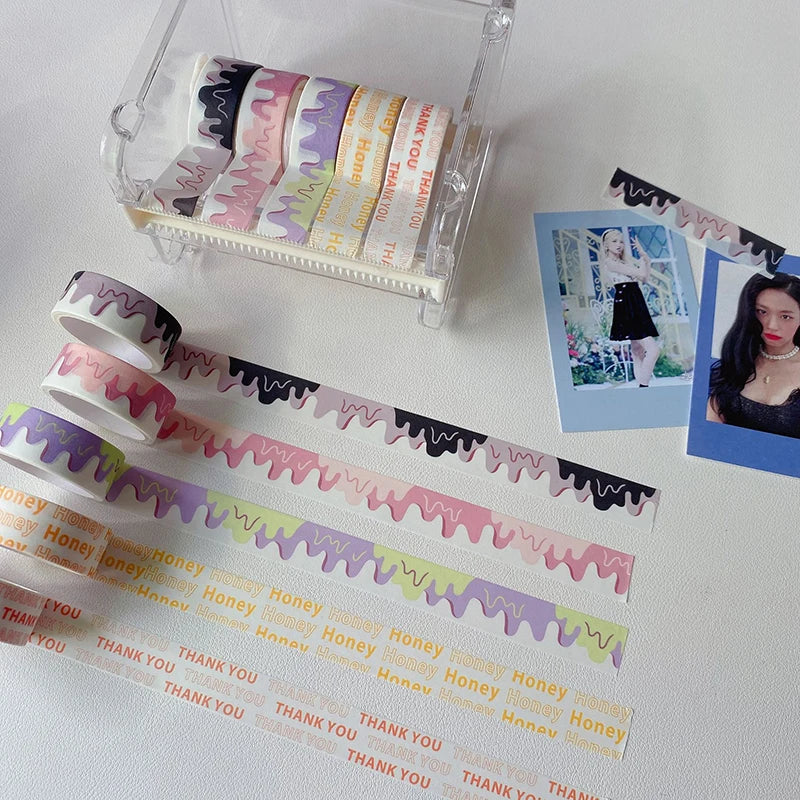Cheese Heart Letters Washi Tapes Decoration tape