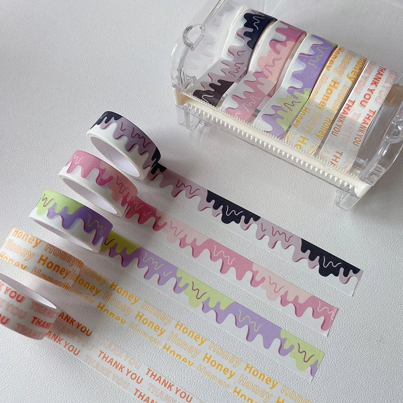 Cheese Heart Letters Washi Tapes Decoration tape