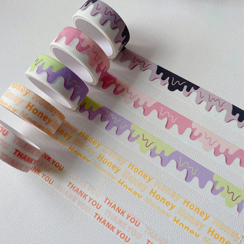Cheese Heart Letters Washi Tapes Decoration tape
