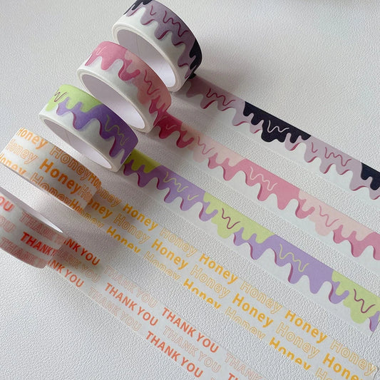 Cheese Heart Letters Washi Tapes Decoration tape