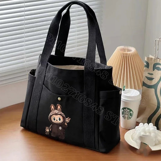 Labubu Cartoon style Shoulder Tote Bag