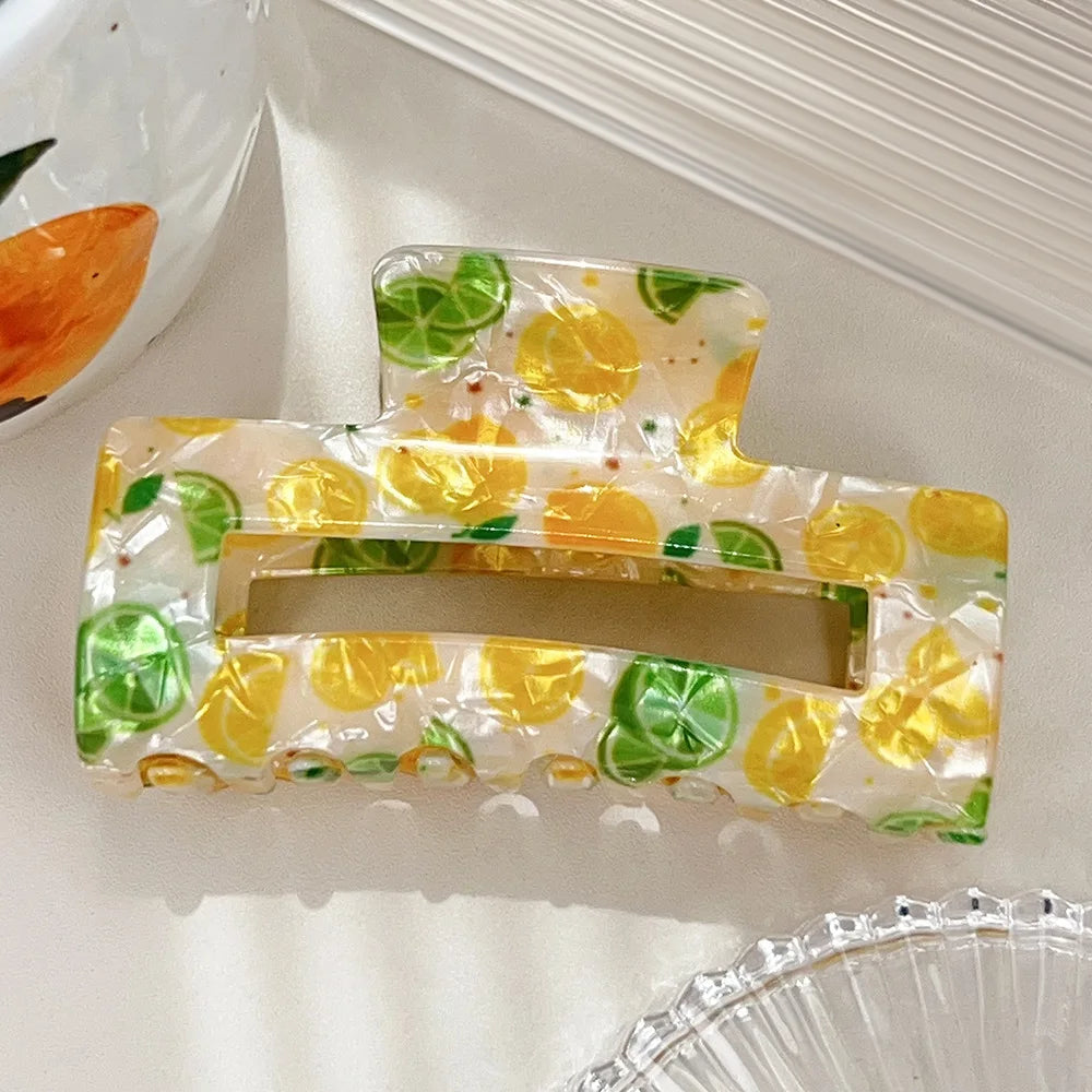 Fruit Hair Acrylic Claw Clip