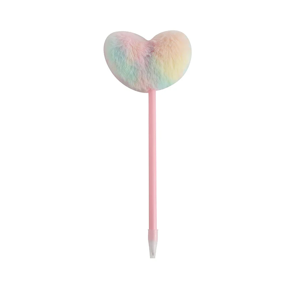 Heart Shape Plush Pen