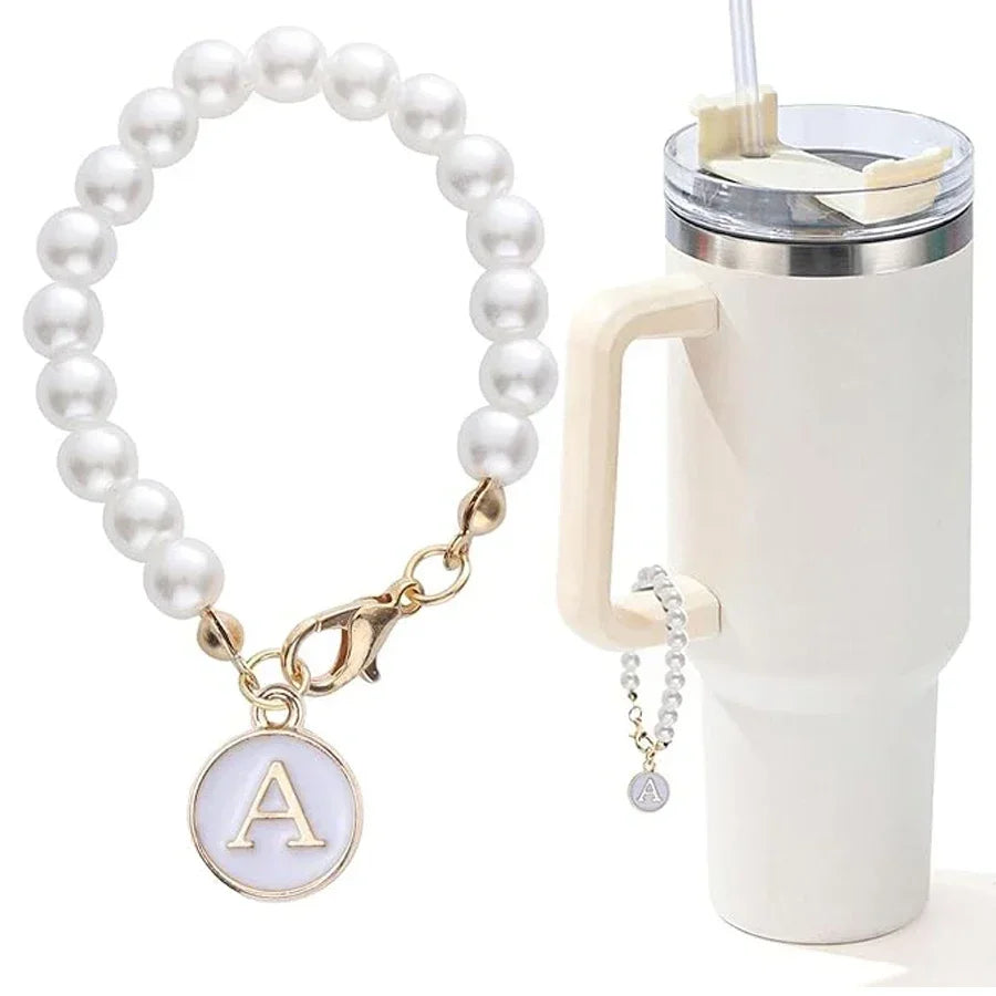 Letter Charm for Water Bottle Tumbler