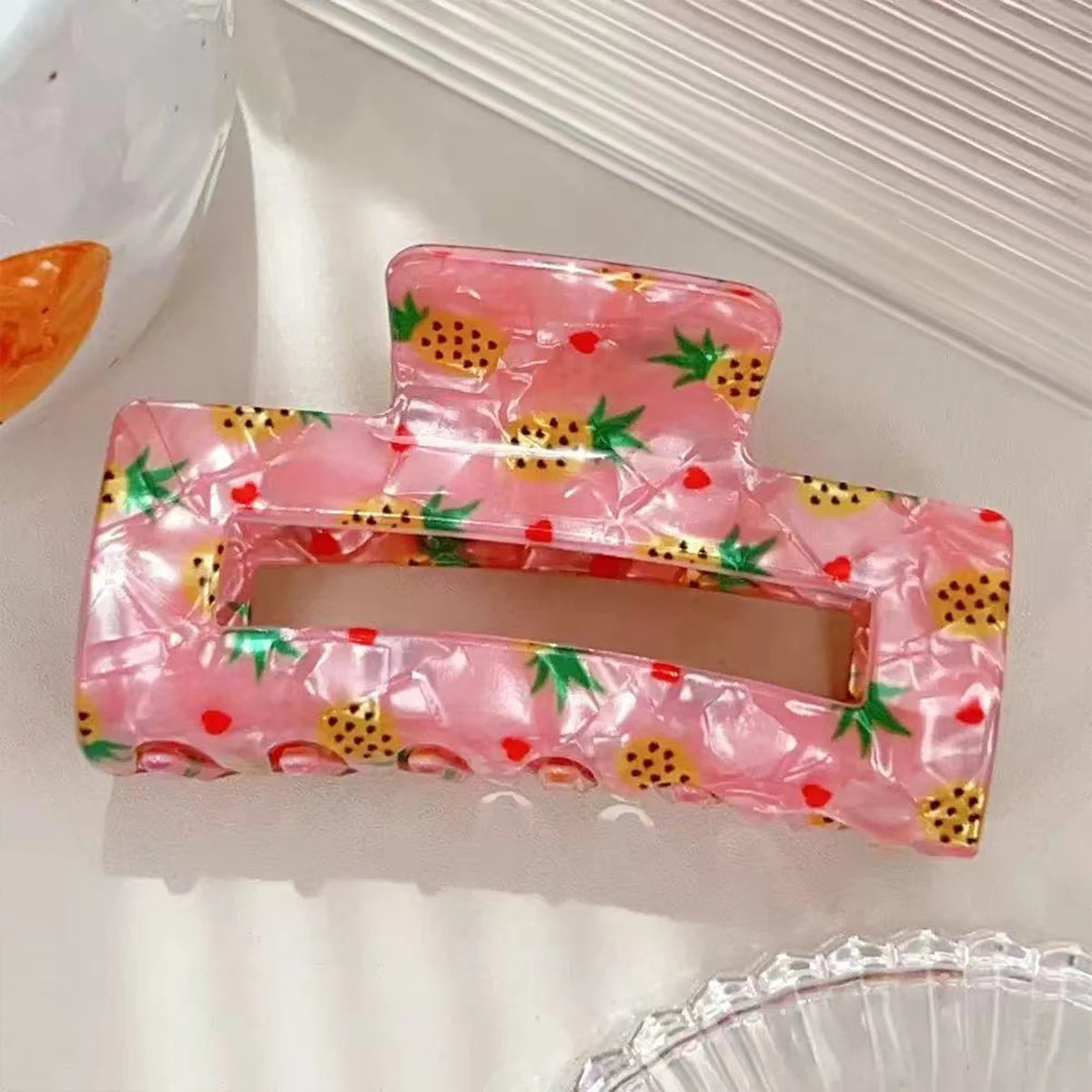 Fruit Hair Acrylic Claw Clip