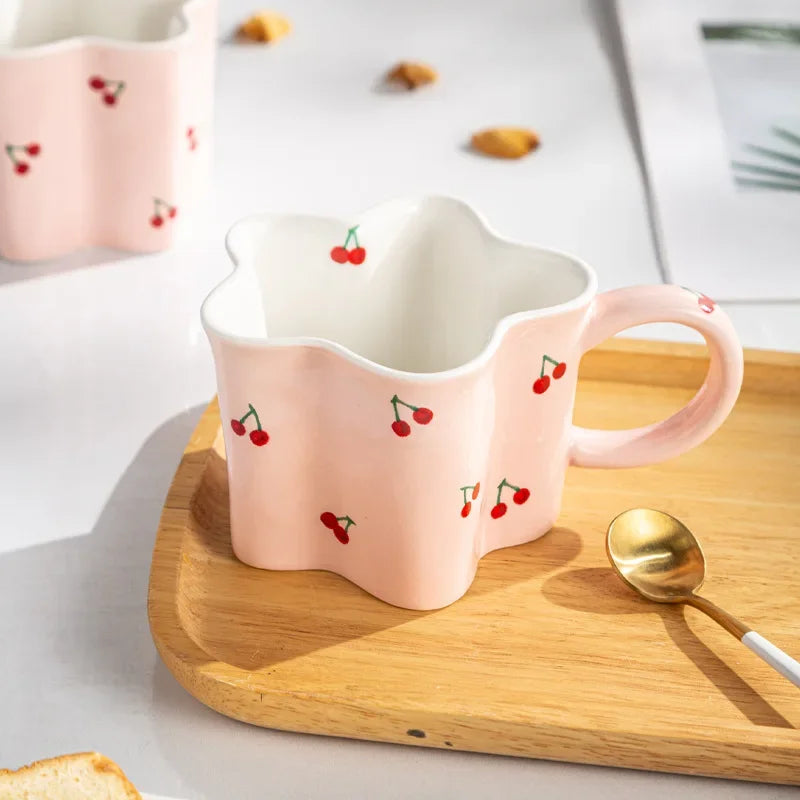 Cute cherry mug