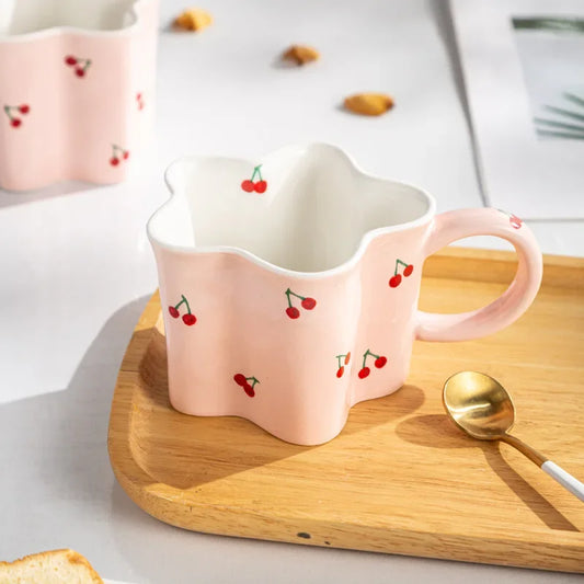 Cute cherry mug