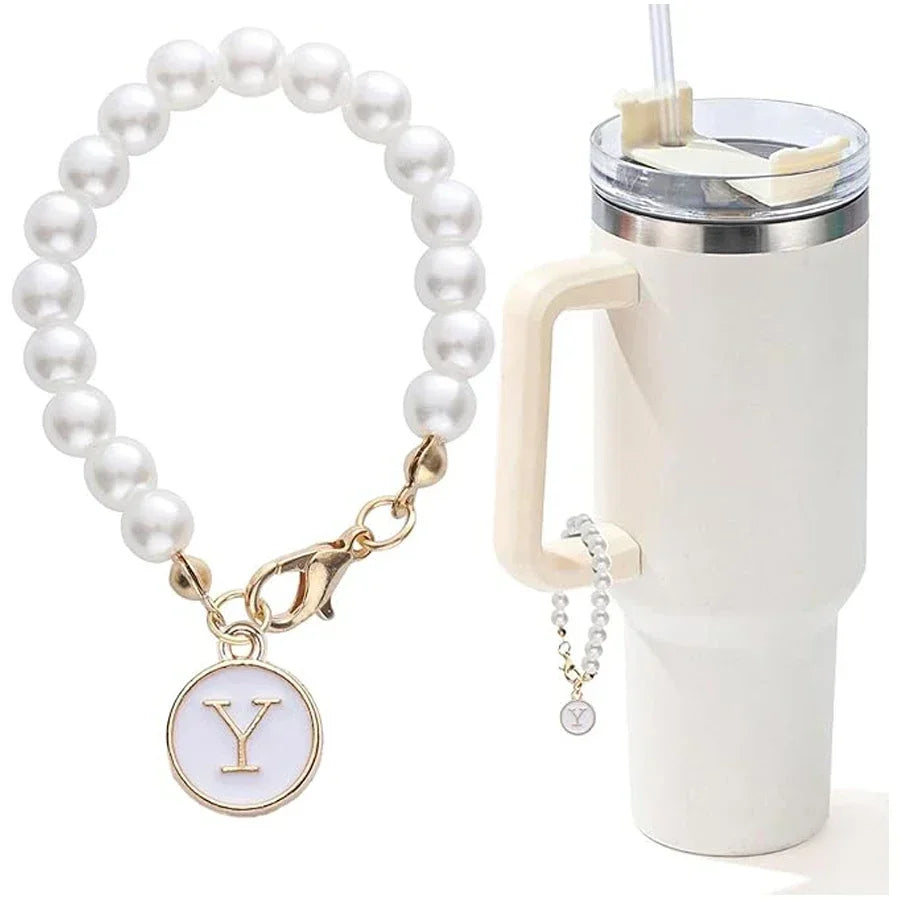 Letter Charm for Water Bottle Tumbler