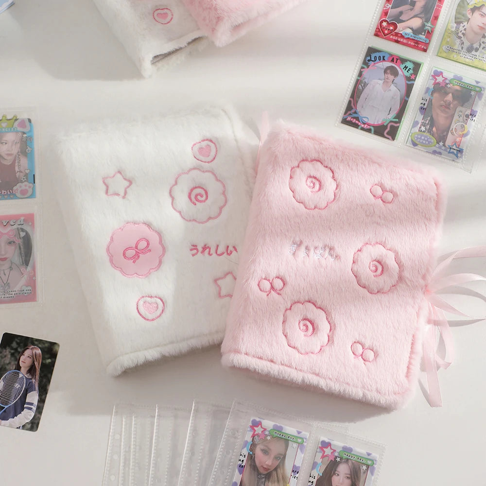 Soft Plush A5 Binder Photo Album with sleeves