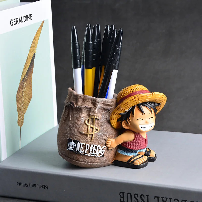 One piece Luffy pen holder