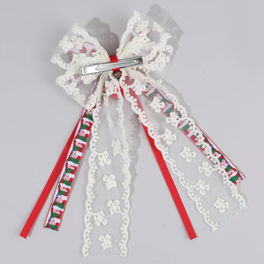 Sweet Strawberry Lace Hair Clip