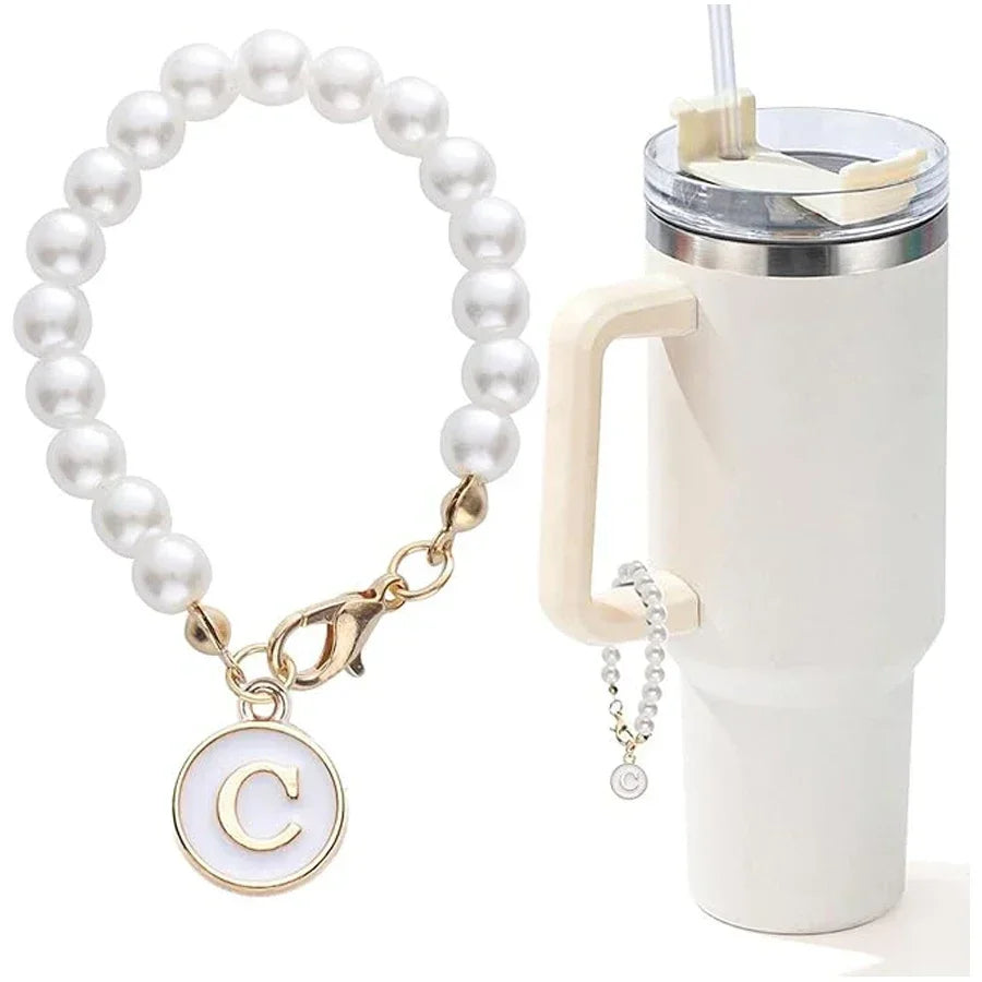Letter Charm for Water Bottle Tumbler